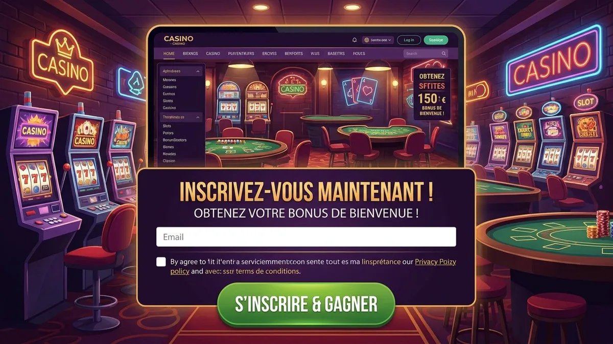 Inscription avec bonus
